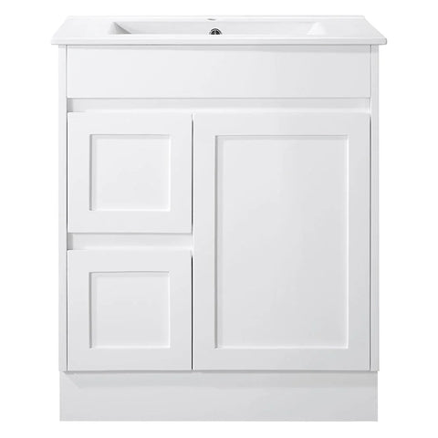 BV61 (460mm Depth) Gloss White Fingerpull Freestanding Vanity - 600 / 750 / 900 / 1200 / 1500 / 1800mm