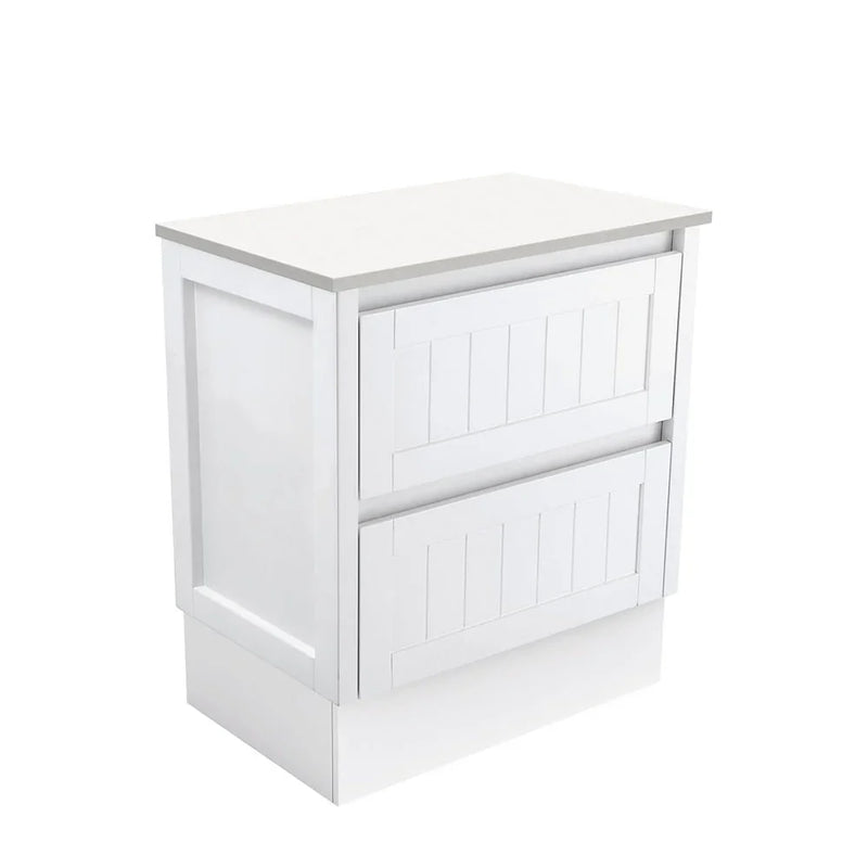 BV23 Hampton Matte White Fingerpull Freestanding Vanity - 750 / 900 / 1200mm Cabinet only