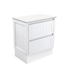 BV23 Hampton Matte White Fingerpull Freestanding Vanity - 750 / 900 / 1200mm Cabinet only