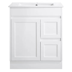 BV61 (460mm Depth) Gloss White Fingerpull Freestanding Vanity - 600 / 750 / 900 / 1200 / 1500 / 1800mm