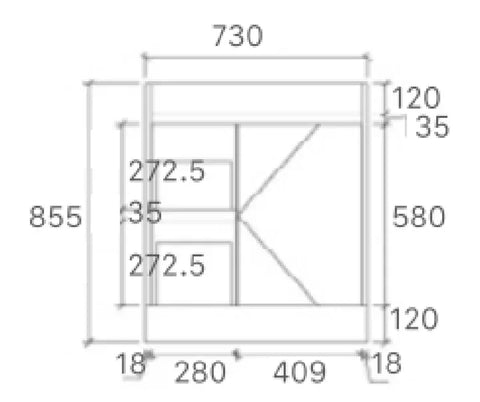 BV53 (460mm Depth) Matt Black Fingerpull Freestanding Vanity - 600 / 750 / 900 / 1200 / 1500 / 1800mm