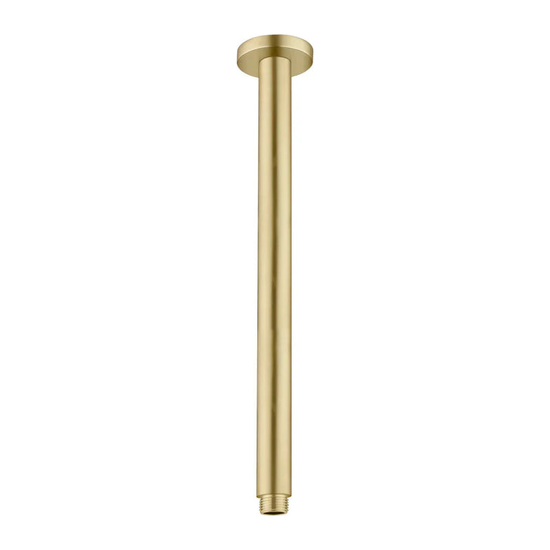 Round Shower Dropper / Ceiling Arm - Various Colours & Lengths