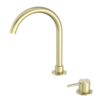 Nero Tapware BM29 Mecca Hob Mounted Basin / Bath / Kitchen / Laundry Mixer Curved Swivel Spout - Various Colours