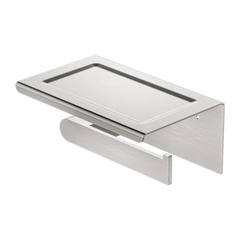 Ecco Toilet Roll Holder with Shelf - Various Colours