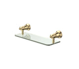 LILLIAN Urban Brass Glass Shelf