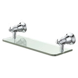 LILLIAN Chrome Glass Shelf