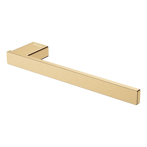 Tono Hand Towel Holder Brushed Gold (85102UB) - Stock Clearance