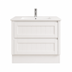 BV23 Hampton Matte White Fingerpull Freestanding Vanity - 750 / 900 / 1200mm Cabinet only