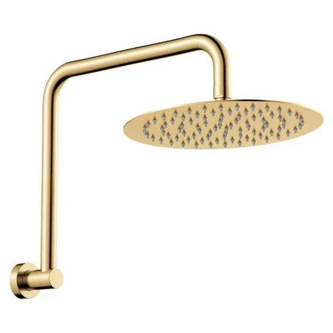 Thin Round Overhead Shower Head 250mm (Stainless Steel Made) - Various Colours