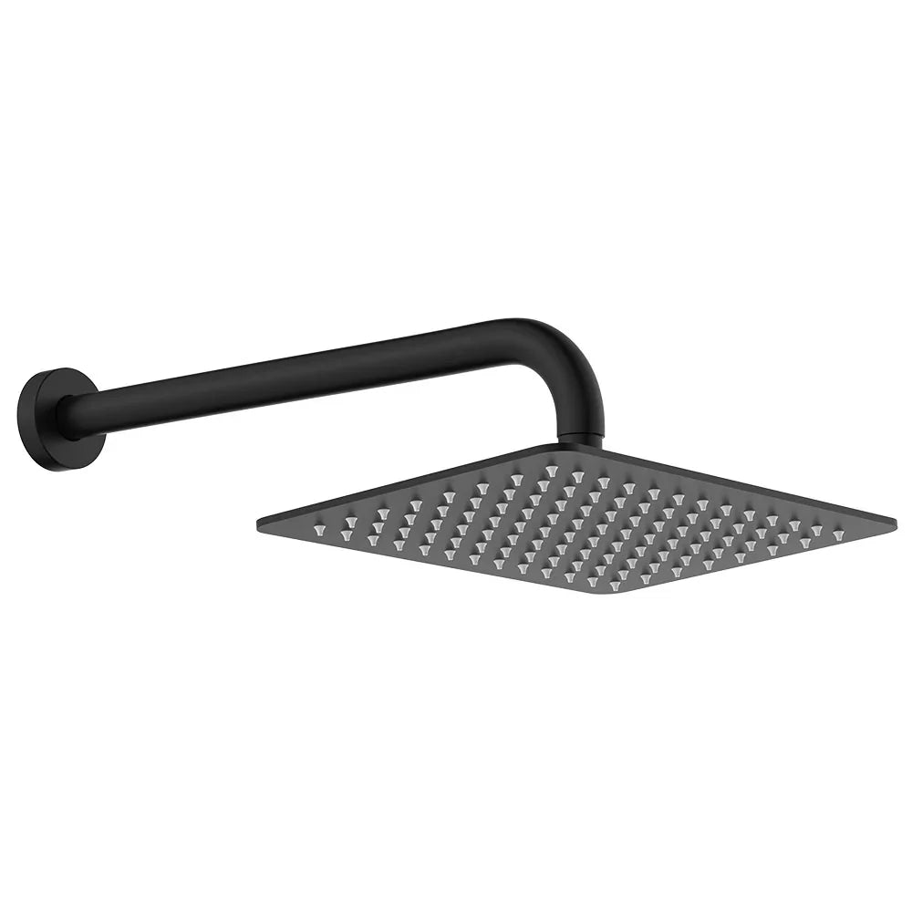 Square Overhead Shower Head 250mm (Brass Made) - Various Colours