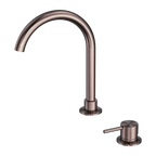 Nero Tapware BM29 Mecca Hob Mounted Basin / Bath / Kitchen / Laundry Mixer Curved Swivel Spout - Various Colours