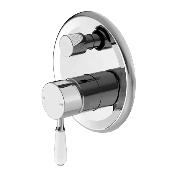 SMD33 Vintage Shower / Bath Mixer with Diverter - Various Handles and Colours (Mix & Match)