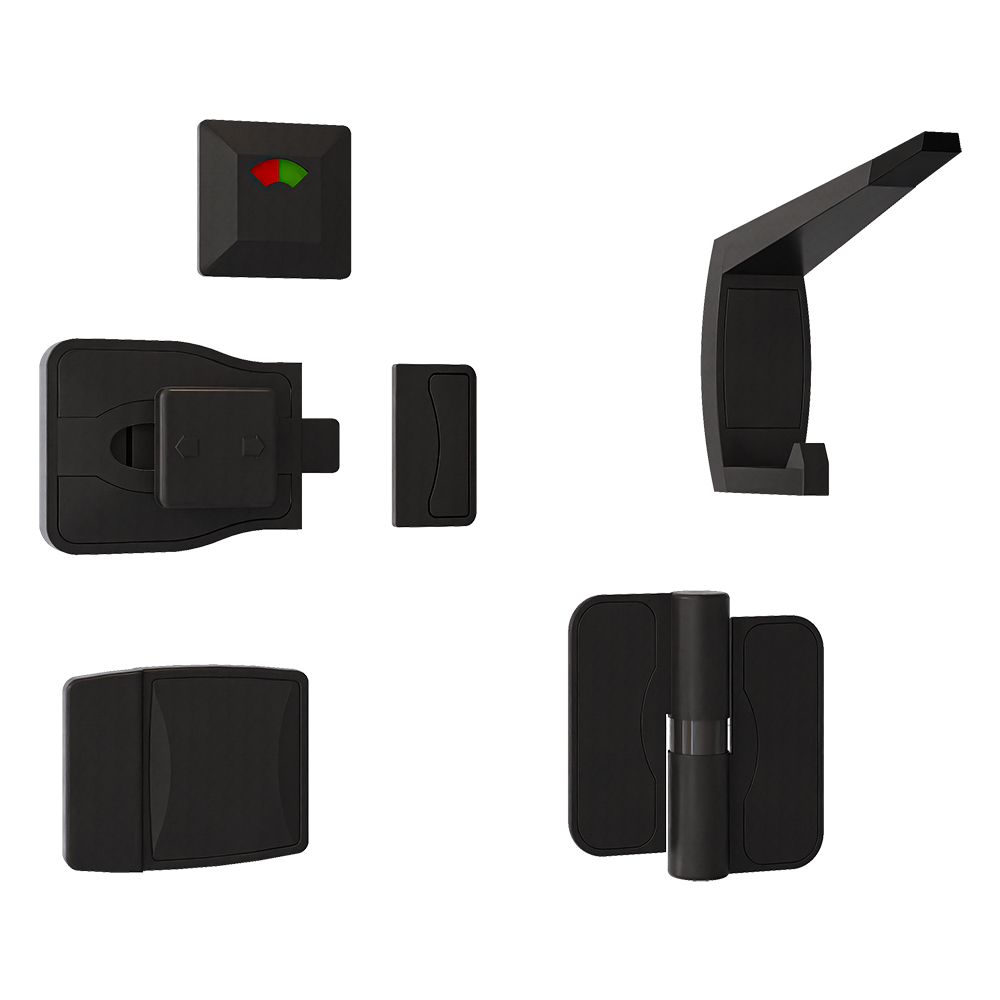 Moda Gravity Kit in Designer Black - MODAGR-LH3-MODA-MH-MB-BLK (Left Hand)