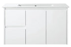 BV32WH Slimline Gloss White Wall Hung Vanity