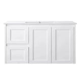 BV55WH (460mm Depth) Matte White Shaker Wall Hung Vanity - 600 / 750 / 900 / 1200 / 1500 / 1800mm