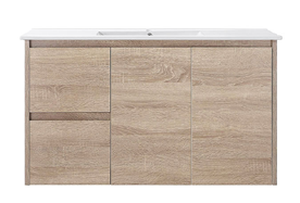 BV59WH (460mm Depth) Wooden Finish Wall Hung Vanity- 600 / 750 / 900 / 1200 / 1500mm