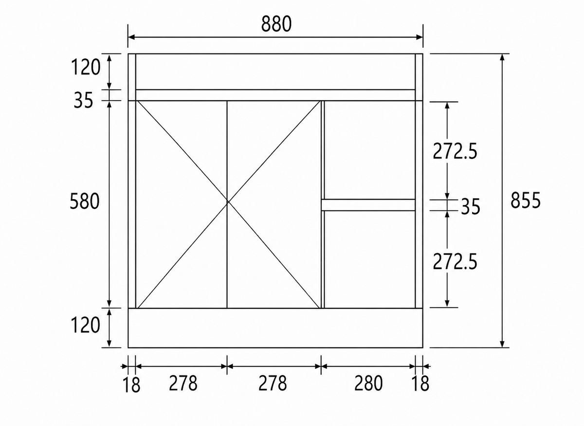 BV61 (460mm Depth) Gloss White Fingerpull Freestanding Vanity - 600 / 750 / 900 / 1200 / 1500 / 1800mm