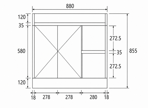 BV61 (460mm Depth) Gloss White Fingerpull Freestanding Vanity - 600 / 750 / 900 / 1200 / 1500 / 1800mm