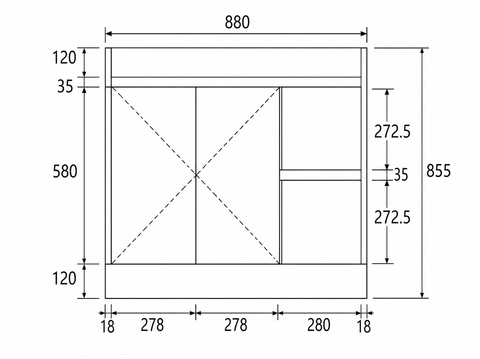 BV51 (460mm Depth) Matt White Fingerpull Freestanding Vanity - 600 / 750 / 900 / 1200 / 1500 / 1800mm