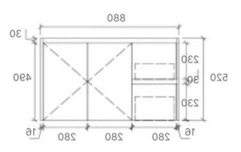 BV59WH (460mm Depth) Wooden Finish Wall Hung Vanity- 600 / 750 / 900 / 1200 / 1500mm