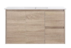 BV59WH (460mm Depth) Wooden Finish Wall Hung Vanity- 600 / 750 / 900 / 1200 / 1500mm