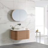 BV50WH (500mm Depth) Wooden Curved Wall Hung Vanity- 900 / 1200 / 1500mm