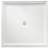 Marbletrend Flinders Polymarble Shower Base 900x900mm Centre Waste (SB28CW) - Stock Clearance