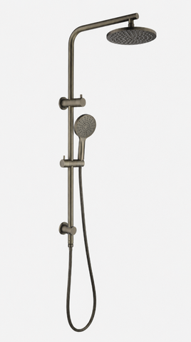 Vue Round Dual Shower Rail - Various Colours