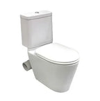 Cotto Closed Coupled Skew Pan Connection Toilet Suite with Soft Close Seat - White (4 Star)