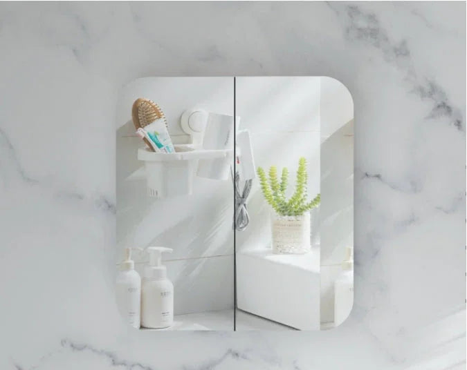 Soft Square Mirror Cabinet Pencil Edge