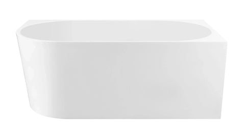 Isabella Right Hand Corner Freestanding Bath 1700mm - Gloss White