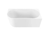 Apollo Right Hand Corner Freestanding Bath 1500mm - Gloss White