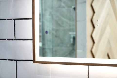 Arched Shape LED Mirror Touchless switch with Demister 500x900mm - Frameless / with Frame