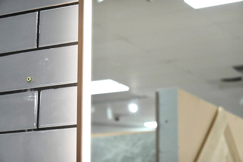 Arched Shape LED Mirror Touchless switch with Demister 500x900mm - Frameless / with Frame