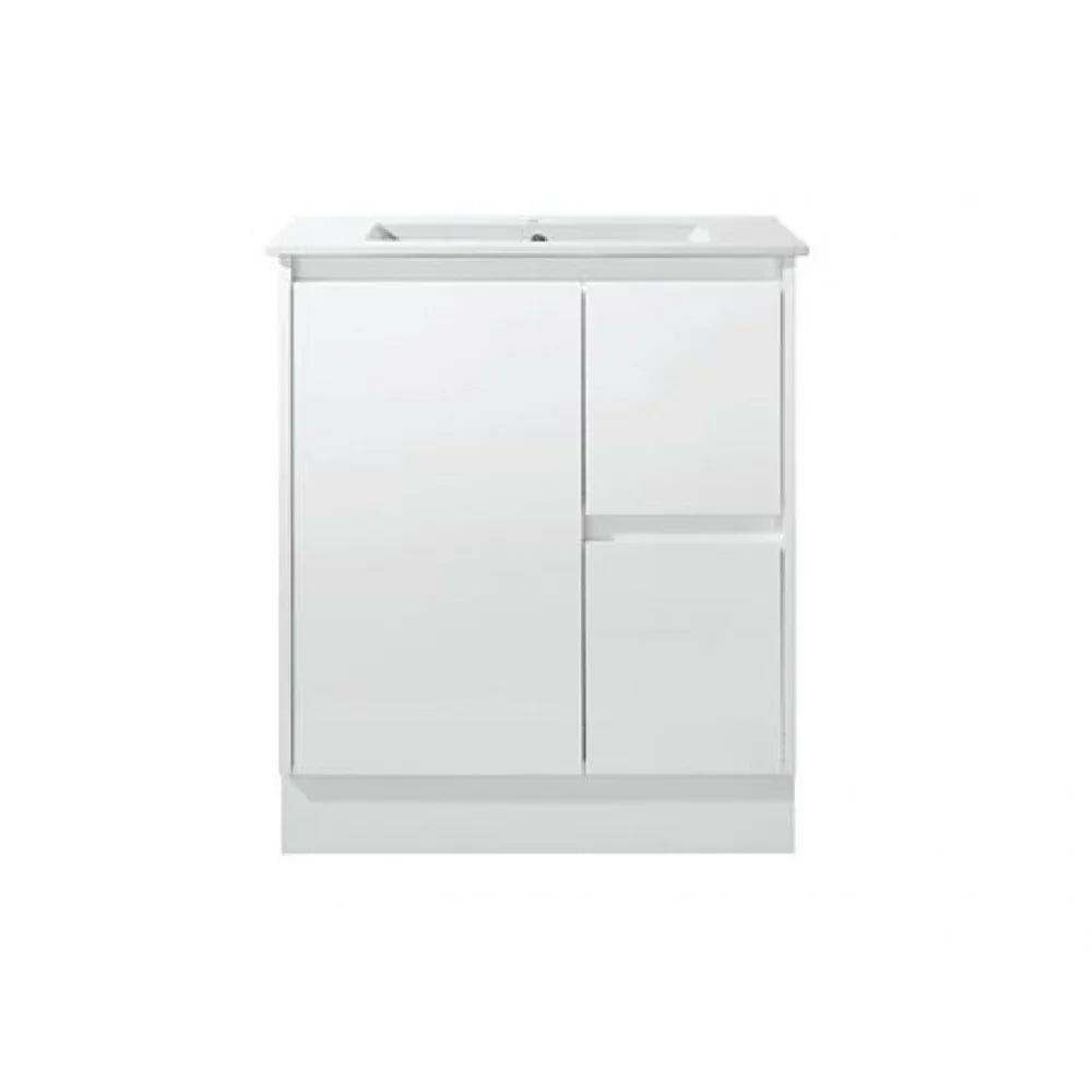 BV03 Gloss White Fingerpull Freestanding Vanity - 600 / 750 / 800 / 900 / 1000 / 1200 / 1500 / 1800mm