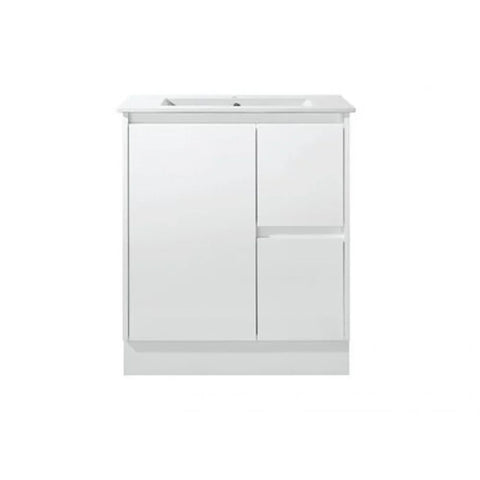 BV03 Gloss White Fingerpull Freestanding Vanity - 600 / 750 / 800 / 900 / 1000 / 1200 / 1500 / 1800mm