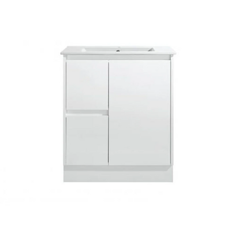 BV03 Gloss White Fingerpull Freestanding Vanity - 600 / 750 / 800 / 900 / 1000 / 1200 / 1500 / 1800mm