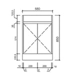 BV38 Slimline (360mm Depth) Gloss White Freestanding Vanity - 600 / 750 / 900 / 1200mm
