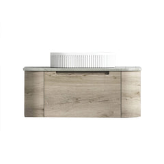 BV16WH Ash Woodgrain Fingerpull Wall Hung Vanity - 750 / 900 / 1200 / 1500 / 1800mm