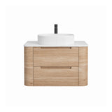BV58WH Timber Curved Wall Hung Vanity - 750 / 900 / 1200 / 1500 / 1800mm