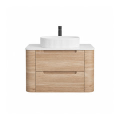 BV58WH Timber Curved Wall Hung Vanity - 750 / 900 / 1200 / 1500 / 1800mm