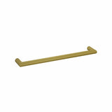 Thermogroup 12V Single Bar Brushed Gold Heated Towel Rail Round DSR6BG 632mm