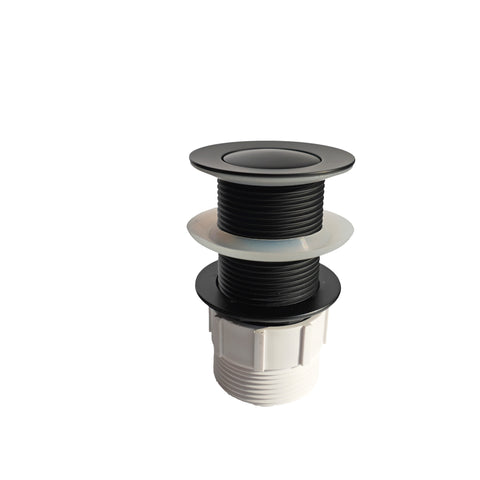 BLACK Pop-Up Waste NO Over Flow 32mm ( CLEARANCE )