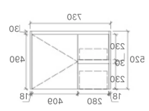 BV55WH (460mm Depth) Matte White Shaker Wall Hung Vanity - 600 / 750 / 900 / 1200 / 1500 / 1800mm