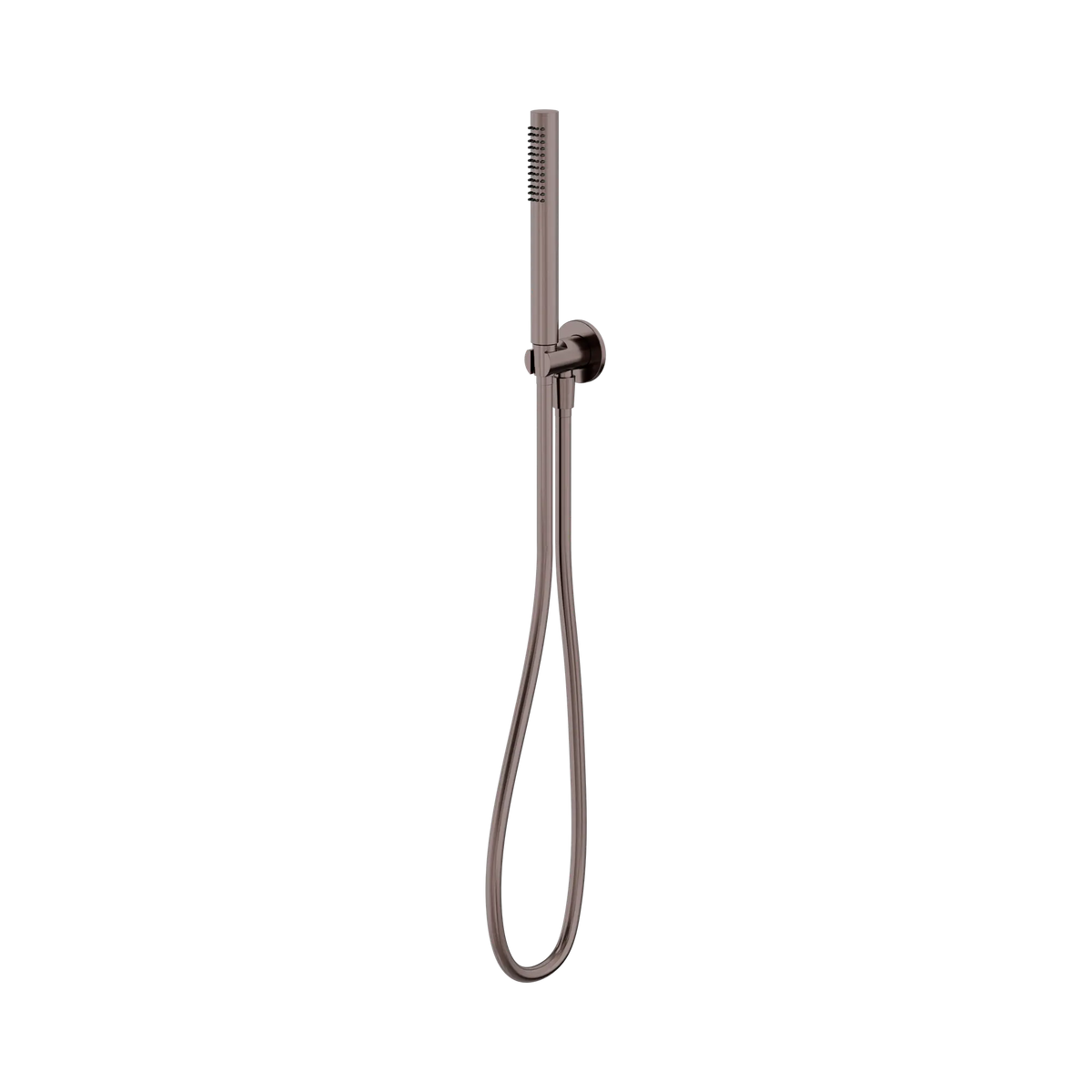 Nero Round Slim Hand Shower On Holder - Various Colours