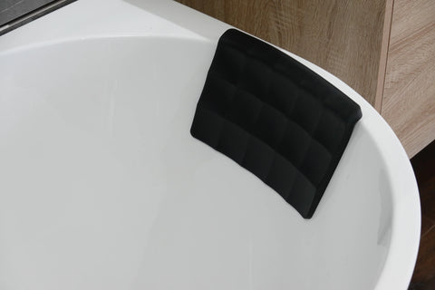 Bath Pillow / Head rest cushion - Matte Black