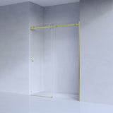 SS25 Sliding Wall to Wall Front Only Shower Screen - Various Colours & Sizes