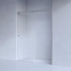 SS25 wall to wall sliding shower enclosure in chrome