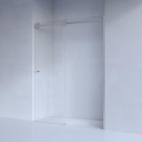 SS25 wall to wall sliding shower enclosure in chrome