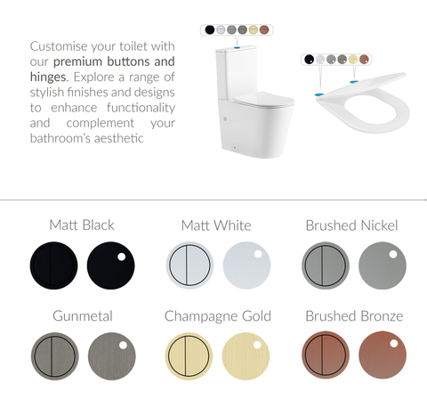 Curved Back To Wall Tornado Flush Toilet Suite with Soft Close Seat - White